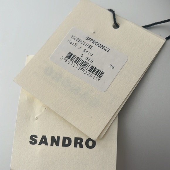 Sandro Suisse Printed Silk Dress - Picture 9 of 12